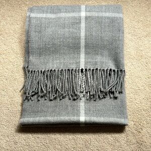 J.Crew plaid scarf/wrap oversized